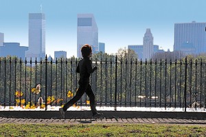 slow jogging